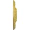 Ekena Millwork Amelia Ceiling Medallion (Fits Canopies up to 2 3/8"), Hand-Painted Rich Gold, 19 5/8"OD x 3/4"P CM20AMRGS - alternate 2